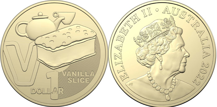 2022 Australia $1 (V for Vanilla Slice) Unc A005156